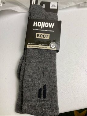 Hollow GrayBoot Performance Alpaca Socks